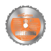 Evolution 7-1/4-Inch Multi Material Circular and Chop Saw Blade, 20T RAGEBLADEX